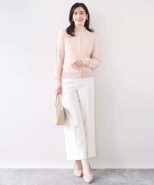 OFUON / オフオン その他パンツ | [名品シリーズ]ストレッチワイドパンツ/洗える | 詳細20