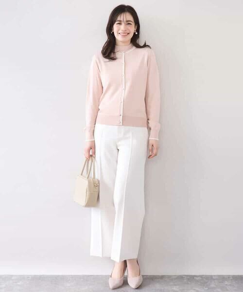 OFUON / オフオン その他パンツ | [名品シリーズ]ストレッチワイドパンツ/洗える | 詳細22