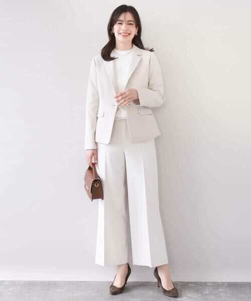 OFUON / オフオン その他パンツ | [名品シリーズ]ストレッチワイドパンツ/洗える | 詳細29