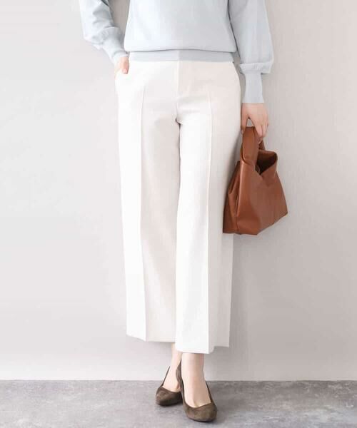 OFUON / オフオン その他パンツ | [名品シリーズ]ストレッチワイドパンツ/洗える | 詳細8