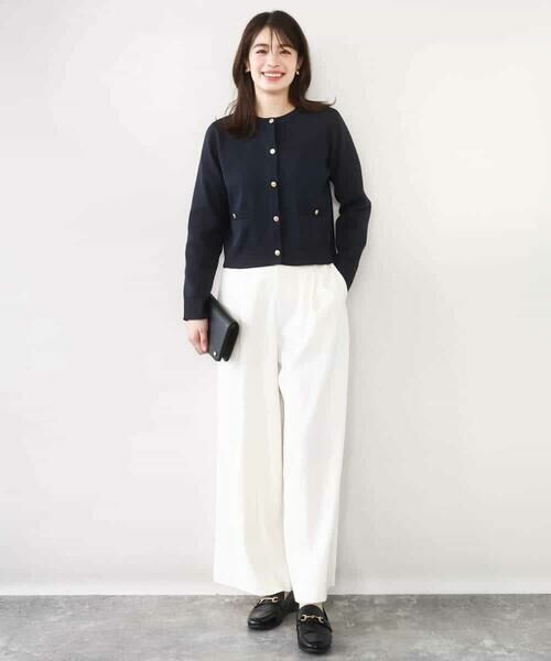 OFUON / オフオン カーディガン・ボレロ | ジャケットライクニットカーディガン/洗える/WEB限定 | 詳細15