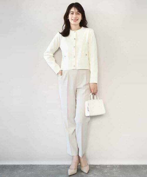 OFUON / オフオン カーディガン・ボレロ | ジャケットライクニットカーディガン/洗える/WEB限定 | 詳細20