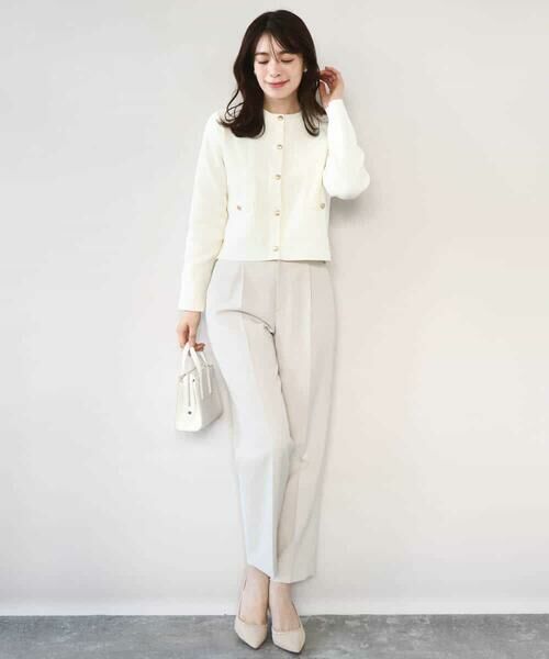 OFUON / オフオン カーディガン・ボレロ | ジャケットライクニットカーディガン/洗える/WEB限定 | 詳細23