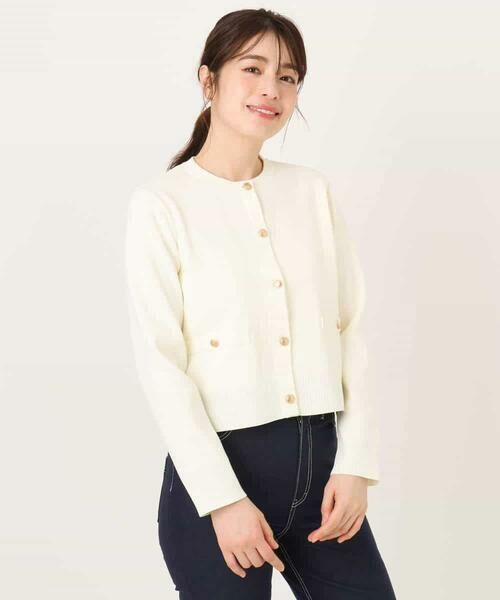 OFUON / オフオン カーディガン・ボレロ | ジャケットライクニットカーディガン/洗える/WEB限定 | 詳細26