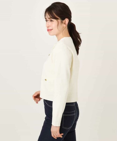 OFUON / オフオン カーディガン・ボレロ | ジャケットライクニットカーディガン/洗える/WEB限定 | 詳細27