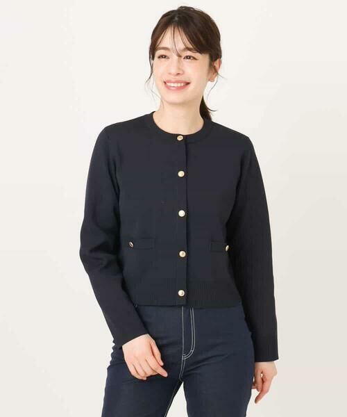 OFUON / オフオン カーディガン・ボレロ | ジャケットライクニットカーディガン/洗える/WEB限定 | 詳細4