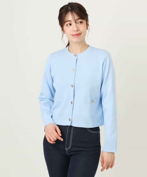OFUON / オフオン カーディガン・ボレロ | ジャケットライクニットカーディガン/洗える/WEB限定 | 詳細6