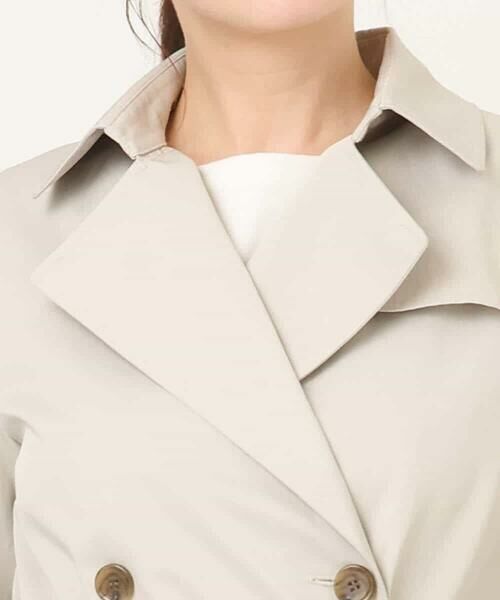 OFUON / オフオン トレンチコート | ベーシックツイルトレンチコート/洗える/WEB限定 | 詳細15