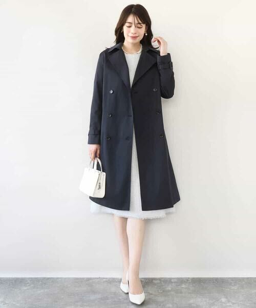 OFUON / オフオン トレンチコート | ベーシックツイルトレンチコート/洗える/WEB限定 | 詳細3