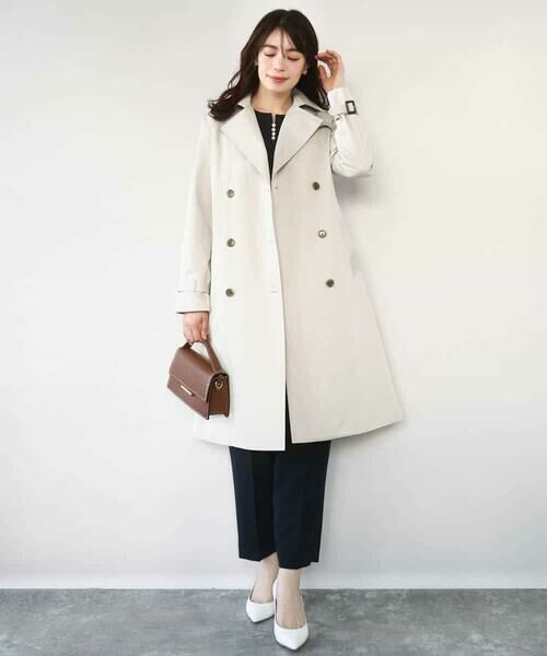 OFUON / オフオン トレンチコート | ベーシックツイルトレンチコート/洗える/WEB限定 | 詳細5