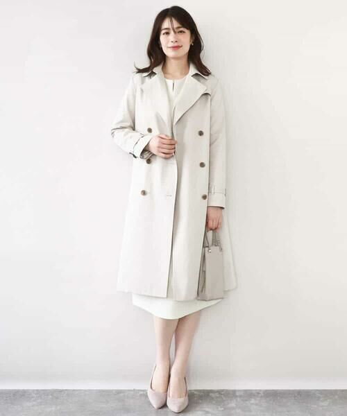 OFUON / オフオン トレンチコート | ベーシックツイルトレンチコート/洗える/WEB限定 | 詳細9