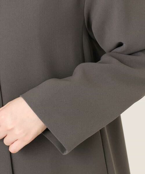 OFUON / オフオン その他アウター | ベーシックノーカラーコート/洗える/WEB限定 | 詳細16