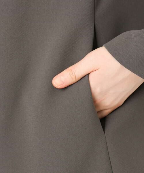 OFUON / オフオン その他アウター | ベーシックノーカラーコート/洗える/WEB限定 | 詳細17
