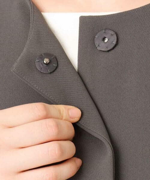 OFUON / オフオン その他アウター | ベーシックノーカラーコート/洗える/WEB限定 | 詳細19