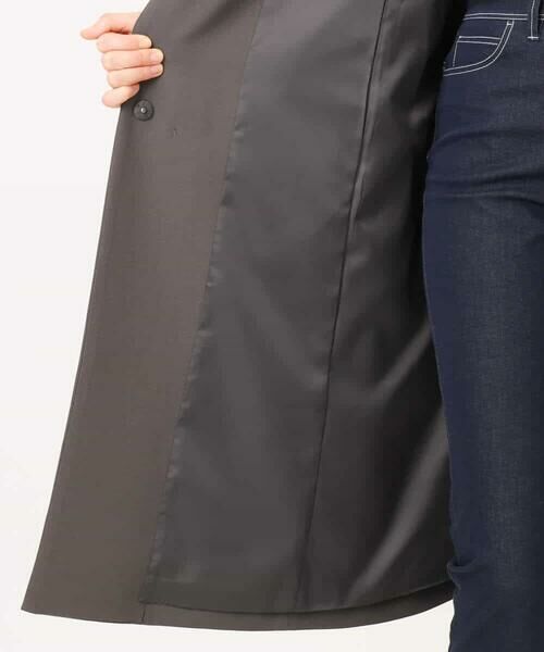 OFUON / オフオン その他アウター | ベーシックノーカラーコート/洗える/WEB限定 | 詳細20
