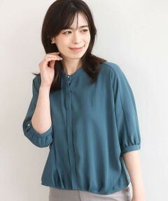OFUON / オフオン シャツ・ブラウス | ドルマンスリーブジョーゼットブラウス/UVカット/接触冷感/洗濯機で洗える/WEB限定サイズあり