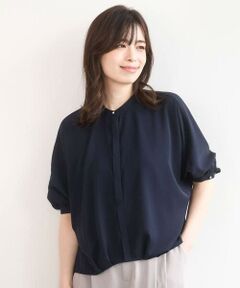 OFUON / オフオン シャツ・ブラウス | ドルマンスリーブジョーゼットブラウス/UVカット/接触冷感/洗濯機で洗える/WEB限定サイズあり