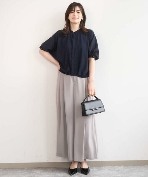 OFUON / オフオン シャツ・ブラウス | ドルマンスリーブジョーゼットブラウス/UVカット/接触冷感/洗濯機で洗える/WEB限定サイズあり | 詳細11