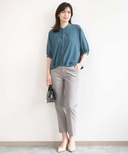 OFUON / オフオン シャツ・ブラウス | ドルマンスリーブジョーゼットブラウス/UVカット/接触冷感/洗濯機で洗える/WEB限定サイズあり | 詳細14