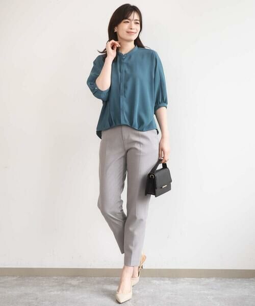 OFUON / オフオン シャツ・ブラウス | ドルマンスリーブジョーゼットブラウス/UVカット/接触冷感/洗濯機で洗える/WEB限定サイズあり | 詳細15