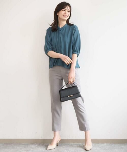 OFUON / オフオン シャツ・ブラウス | ドルマンスリーブジョーゼットブラウス/UVカット/接触冷感/洗濯機で洗える/WEB限定サイズあり | 詳細16