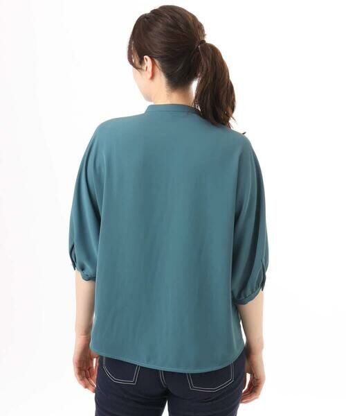OFUON / オフオン シャツ・ブラウス | ドルマンスリーブジョーゼットブラウス/UVカット/接触冷感/洗濯機で洗える/WEB限定サイズあり | 詳細19