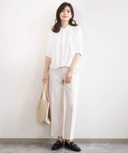 OFUON / オフオン シャツ・ブラウス | ドルマンスリーブジョーゼットブラウス/UVカット/接触冷感/洗濯機で洗える/WEB限定サイズあり | 詳細2