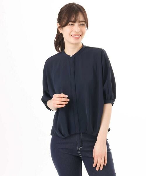 OFUON / オフオン シャツ・ブラウス | ドルマンスリーブジョーゼットブラウス/UVカット/接触冷感/洗濯機で洗える/WEB限定サイズあり | 詳細26