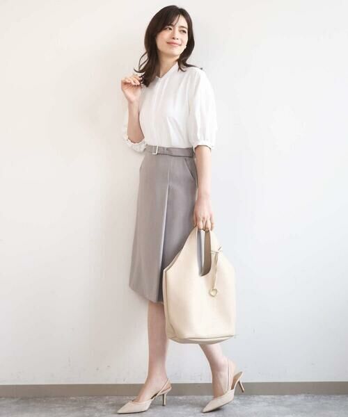 OFUON / オフオン シャツ・ブラウス | ドルマンスリーブジョーゼットブラウス/UVカット/接触冷感/洗濯機で洗える/WEB限定サイズあり | 詳細6