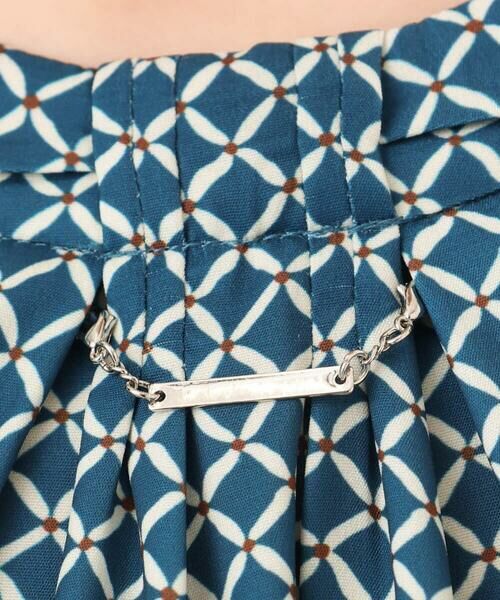 OFUON / オフオン シャツ・ブラウス | 2WAYチャーム付き格子柄ブラウス/洗濯機で洗える/WEB限定サイズあり/セットアップ可 | 詳細11