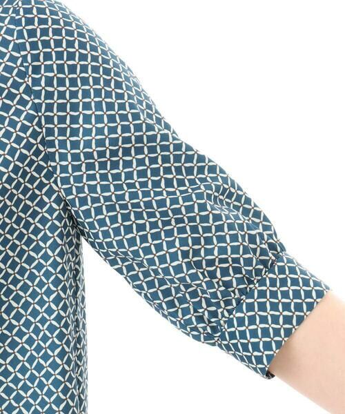 OFUON / オフオン シャツ・ブラウス | 2WAYチャーム付き格子柄ブラウス/洗濯機で洗える/WEB限定サイズあり/セットアップ可 | 詳細14