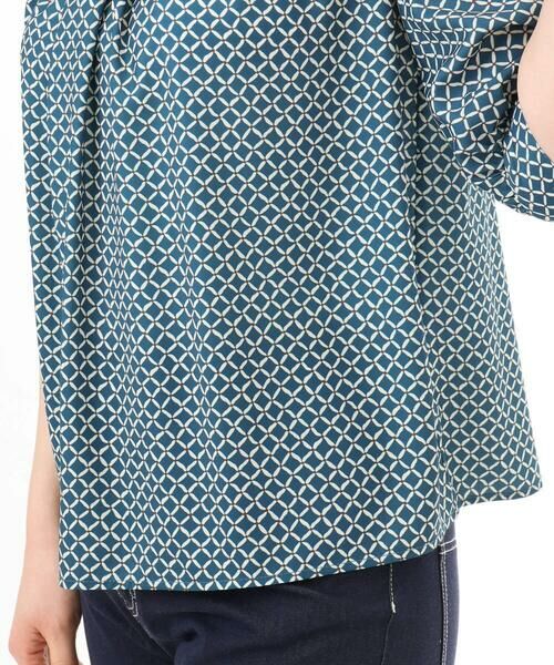 OFUON / オフオン シャツ・ブラウス | 2WAYチャーム付き格子柄ブラウス/洗濯機で洗える/WEB限定サイズあり/セットアップ可 | 詳細15