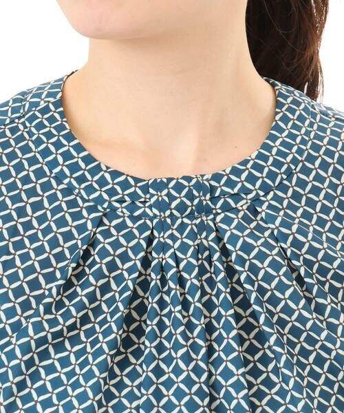 OFUON / オフオン シャツ・ブラウス | 2WAYチャーム付き格子柄ブラウス/洗濯機で洗える/WEB限定サイズあり/セットアップ可 | 詳細18