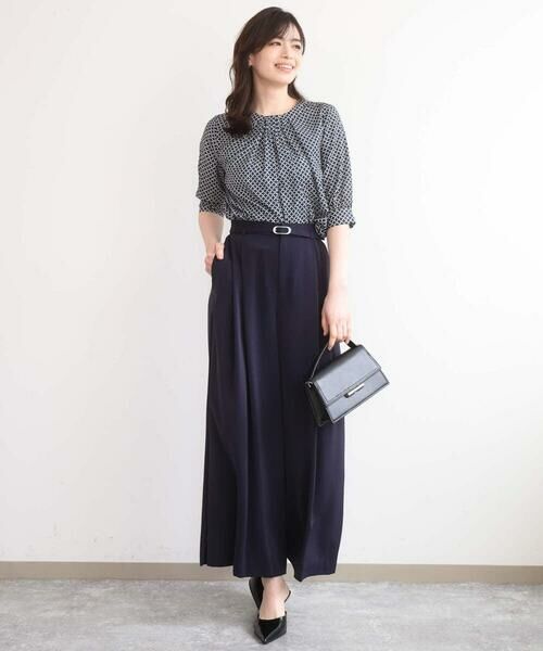 OFUON / オフオン シャツ・ブラウス | 2WAYチャーム付き格子柄ブラウス/洗濯機で洗える/WEB限定サイズあり/セットアップ可 | 詳細29