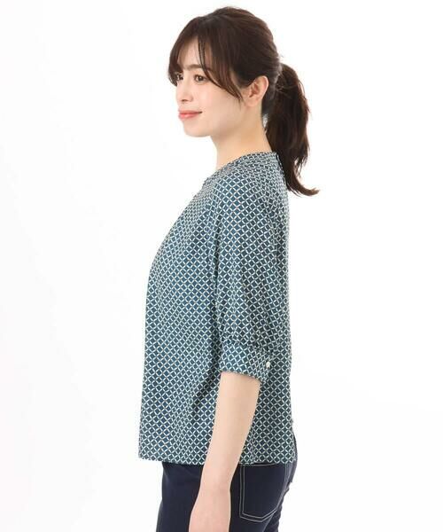 OFUON / オフオン シャツ・ブラウス | 2WAYチャーム付き格子柄ブラウス/洗濯機で洗える/WEB限定サイズあり/セットアップ可 | 詳細8