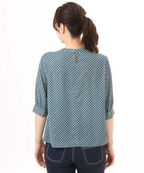 OFUON / オフオン シャツ・ブラウス | 2WAYチャーム付き格子柄ブラウス/洗濯機で洗える/WEB限定サイズあり/セットアップ可 | 詳細9