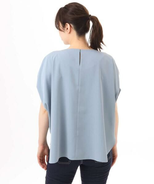 OFUON / オフオン シャツ・ブラウス | ストレッチパール調タックブラウス/UVカット/接触冷感/洗濯機で洗える/WEB限定サイズあり | 詳細15