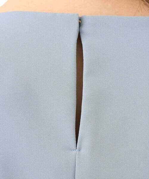 OFUON / オフオン シャツ・ブラウス | ストレッチパール調タックブラウス/UVカット/接触冷感/洗濯機で洗える/WEB限定サイズあり | 詳細17