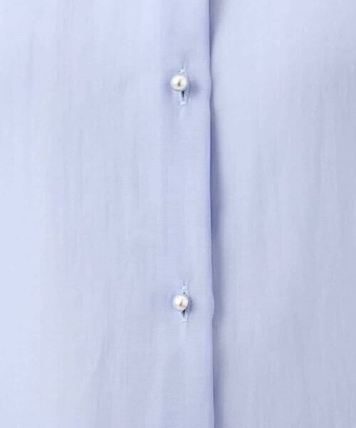OFUON / オフオン シャツ・ブラウス | メタル釦シアーフレンチスリーブブラウス/接触冷感/洗える/WEB限定サイズあり | 詳細23