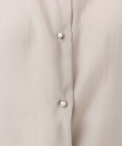 OFUON / オフオン シャツ・ブラウス | メタル釦シアーフレンチスリーブブラウス/接触冷感/洗える/WEB限定サイズあり | 詳細25