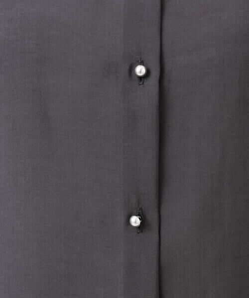 OFUON / オフオン シャツ・ブラウス | メタル釦シアーフレンチスリーブブラウス/接触冷感/洗える/WEB限定サイズあり | 詳細27