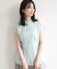 OFUON / オフオン シャツ・ブラウス | ストライプローンブラウス/接触冷感/通気性/透湿性/WEB限定サイズあり