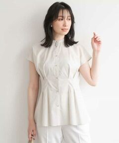 OFUON / オフオン シャツ・ブラウス | ストライプローンブラウス/接触冷感/通気性/透湿性/WEB限定サイズあり