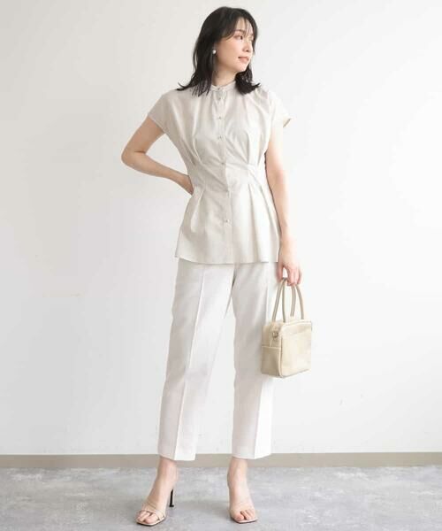 OFUON / オフオン シャツ・ブラウス | ストライプローンブラウス/接触冷感/通気性/透湿性/WEB限定サイズあり | 詳細2