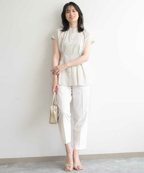 OFUON / オフオン シャツ・ブラウス | ストライプローンブラウス/接触冷感/通気性/透湿性/WEB限定サイズあり | 詳細5