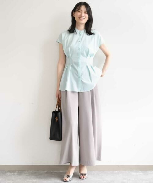 OFUON / オフオン シャツ・ブラウス | ストライプローンブラウス/接触冷感/通気性/透湿性/WEB限定サイズあり | 詳細7