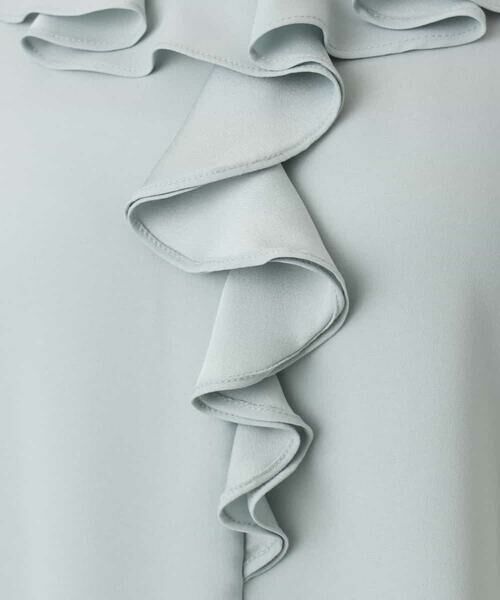 OFUON / オフオン シャツ・ブラウス | フロントフリルVネックブラウス/UVカット/接触冷感/速乾性/洗濯機で洗える/WEB限定サイズあり | 詳細20