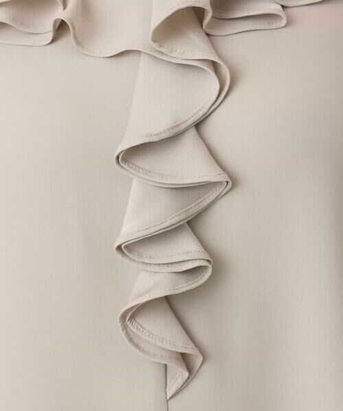 OFUON / オフオン シャツ・ブラウス | フロントフリルVネックブラウス/UVカット/接触冷感/速乾性/洗濯機で洗える/WEB限定サイズあり | 詳細24