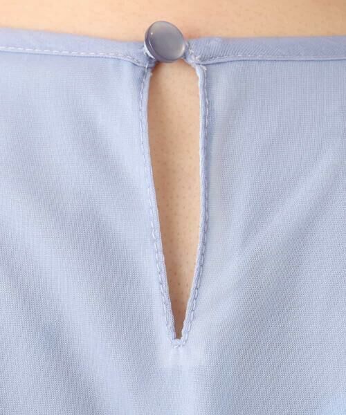 OFUON / オフオン ロング・マキシ丈ワンピース | キーネックシアーワンピース/洗濯機で洗える/WEB限定サイズあり | 詳細20