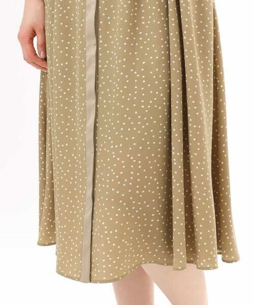 OFUON / オフオン ロング・マキシ丈ワンピース | ドット柄ウエストタックワンピース/洗濯機で洗える/WEB限定サイズあり | 詳細15